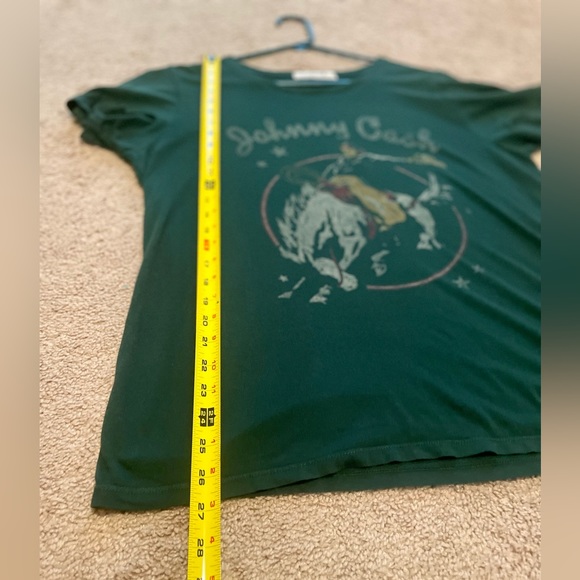 DAYDREAMER Johnny Cash Rodeo Tee in Emerald / Size Large / Short Sleeve Graphic - Picture 7 of 11